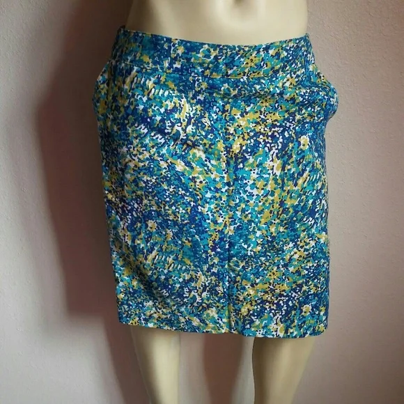 Merona Multycolored Pencil Skirt Size 6 - Picture 3 of 4